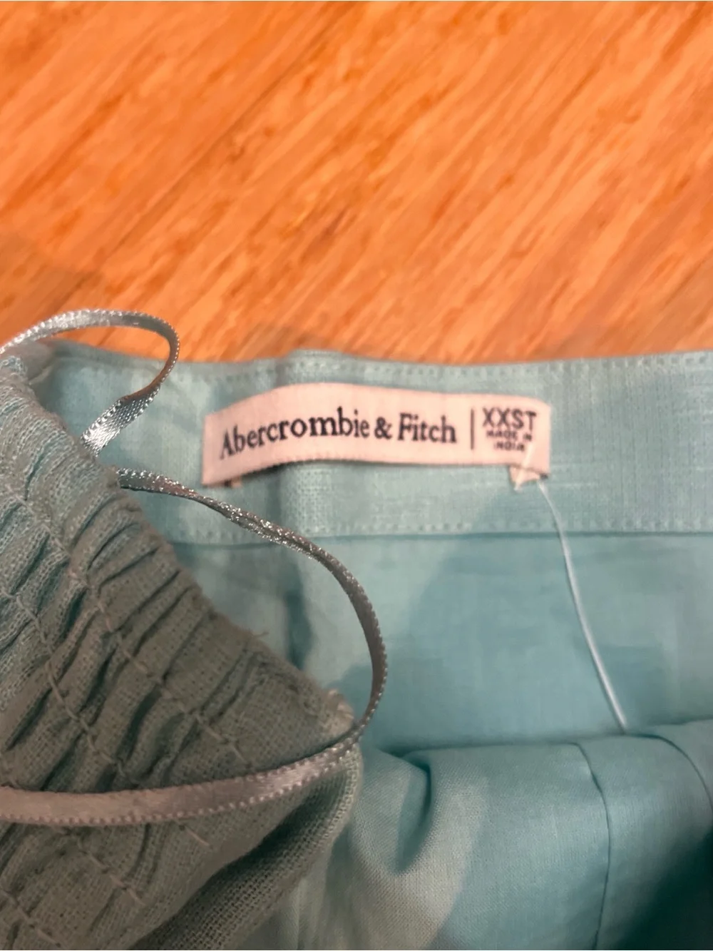 Abercrombie & Fitch Light Turquoise Strapless Dress - Picture 5 of 6